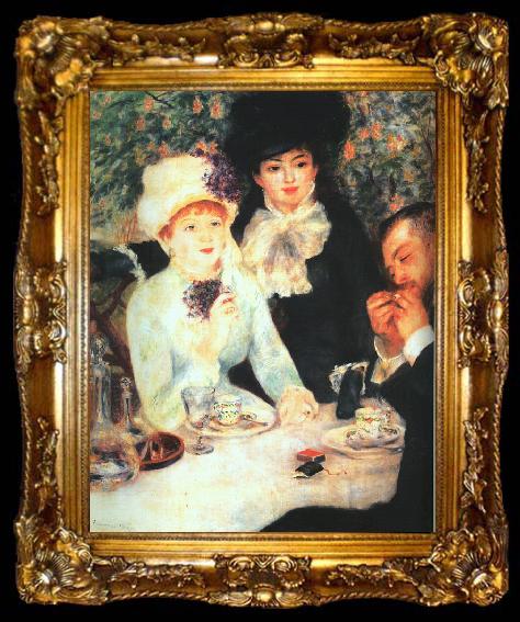 framed  Pierre Renoir The End of the Luncheon, ta009-2